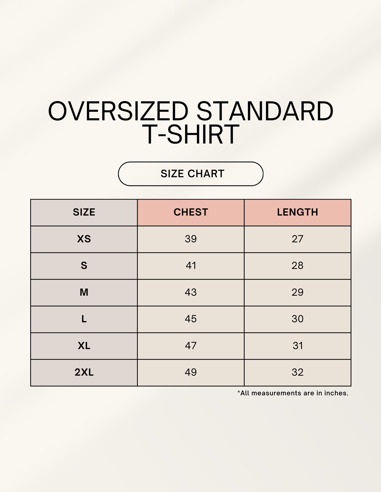 Color_Size Chart