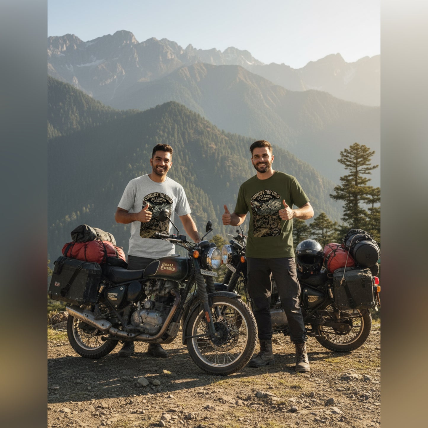 Cold Conqueror – The Leh Ladakh Ride Tee (Edition II) Unisex Oversized Classic T-Shirt