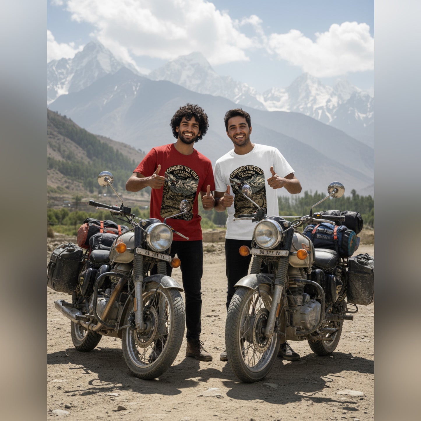Cold Conqueror – The Leh Ladakh Ride Tee (Edition II) Unisex Oversized Classic T-Shirt